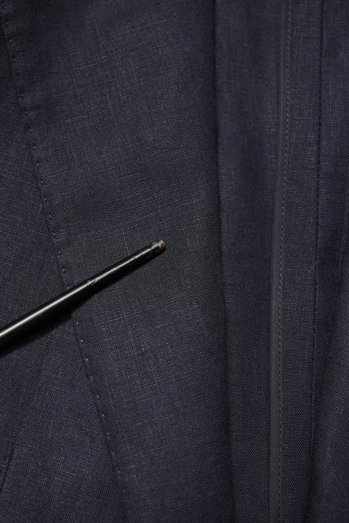 Dolce &amp; Gabbana Dunkelblauer einreihiger Herrenanzug-Blazer