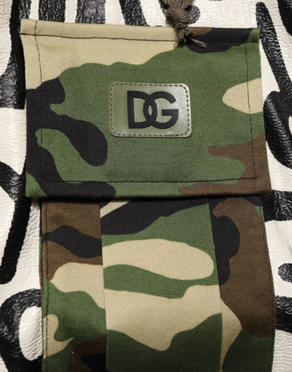 Dolce &amp; Gabbana Mehrfarbiger DGMania-Sweatshirtpullover mit Kapuze