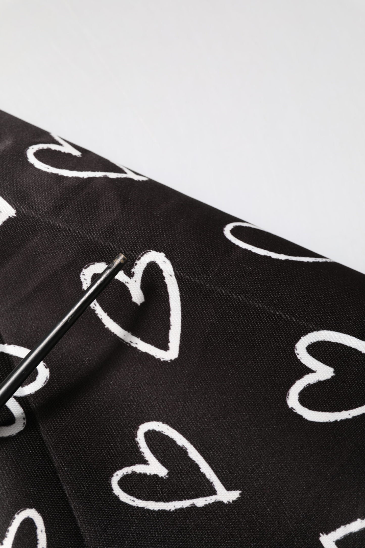 Dolce &amp; Gabbana – Schwarze Bomberjacke aus Polyester mit Herz-Print