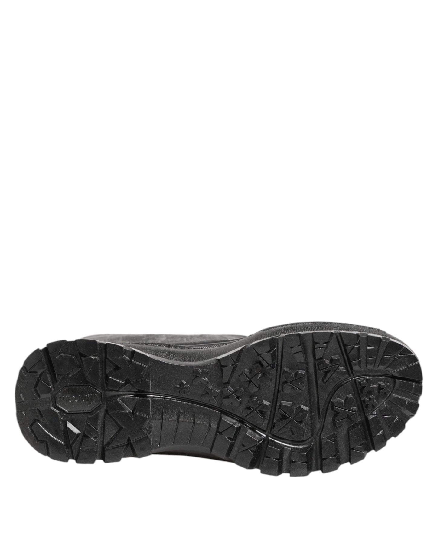 Dolce &amp; Gabbana Metallic Graue Gummistiefel zum Hineinschlüpfen