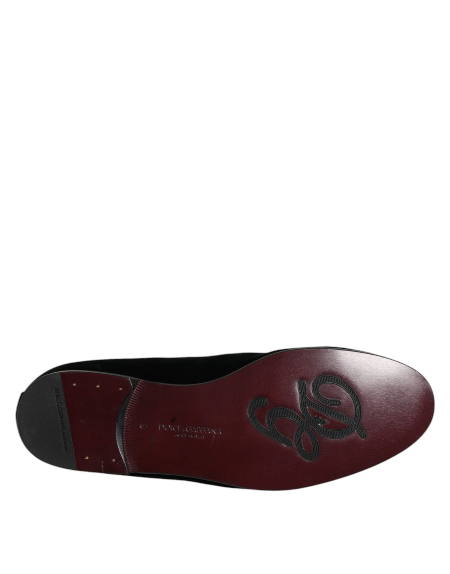 Dolce &amp; Gabbana – Slipper-Loafer aus schwarzem Wildleder mit Kreuzmuster