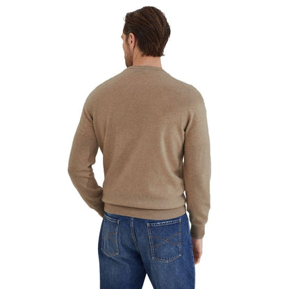 Brunello Cucinelli Brauner Kaschmirpullover