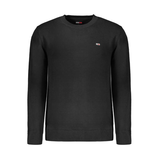 Tommy Hilfiger – Schwarzer Baumwollpullover