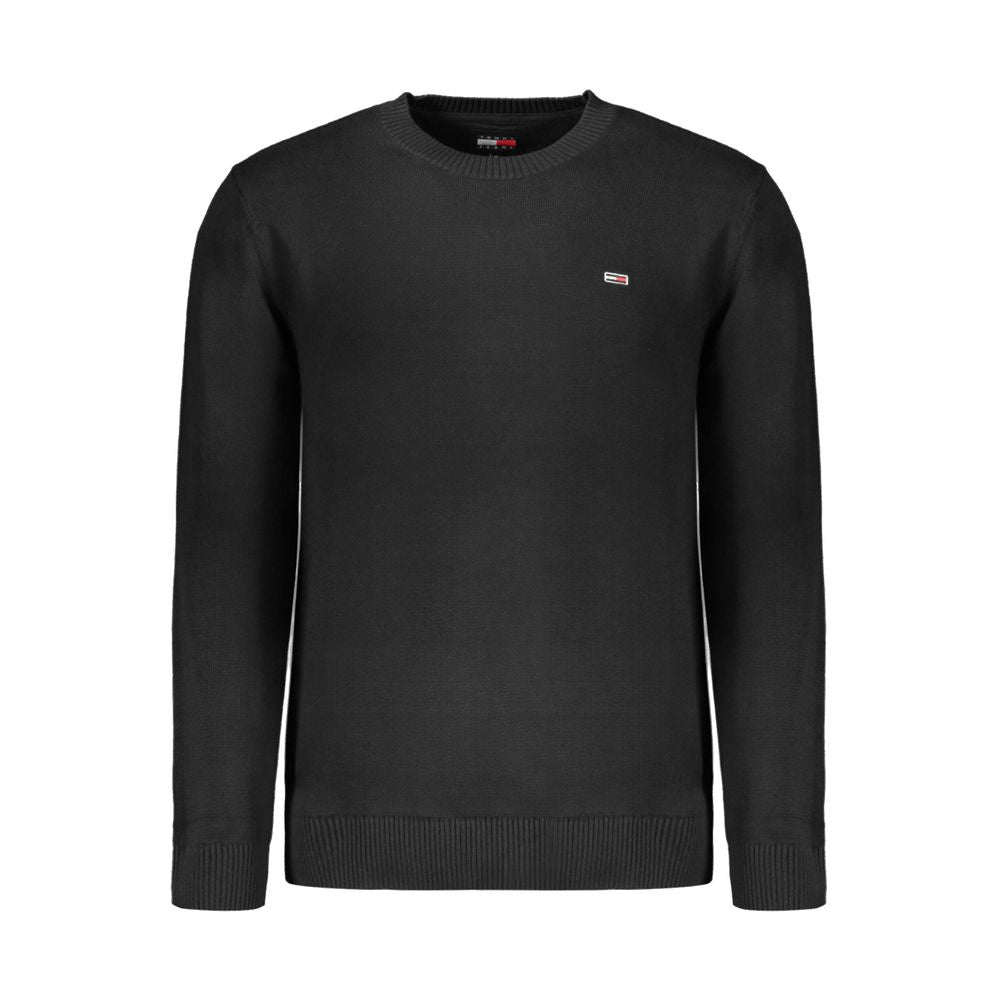 Tommy Hilfiger – Schwarzer Baumwollpullover