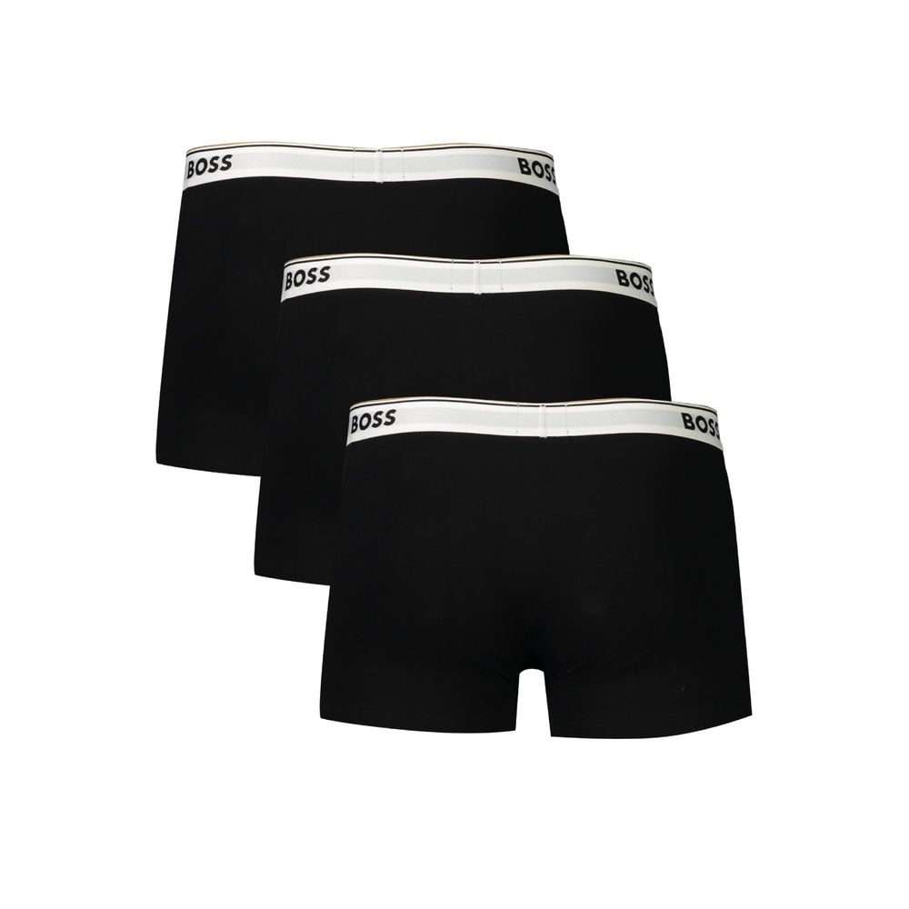 Hugo Boss Black Cotton Men Boxer Short