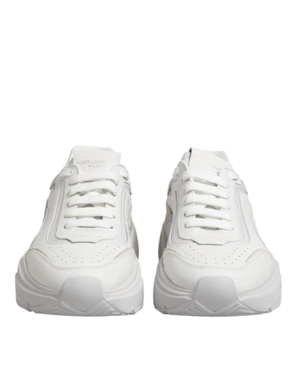 Dolce &amp; Gabbana Daymaster Low Top Sneakers aus weißem Leder