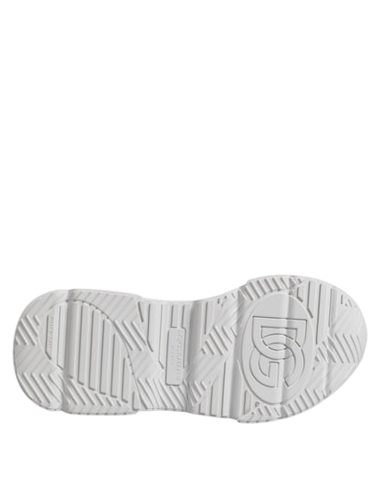 Dolce &amp; Gabbana Daymaster Low Top Sneakers aus weißem Leder