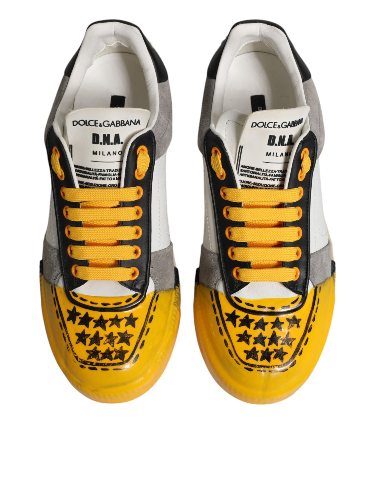 Dolce &amp; Gabbana Mehrfarbige MIAMI Low Top Sneakers Schuhe