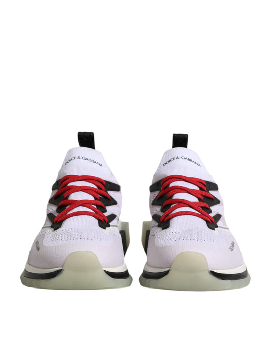 Dolce &amp; Gabbana Weiße SORRENTO Sport Stretch Sneakers Schuhe