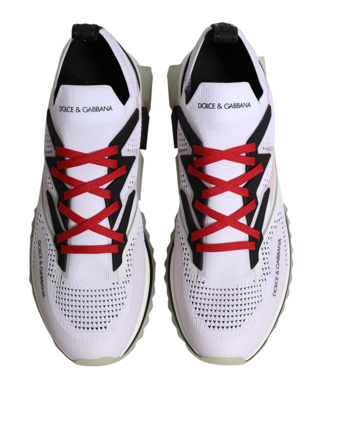 Dolce &amp; Gabbana Weiße SORRENTO Sport Stretch Sneakers Schuhe