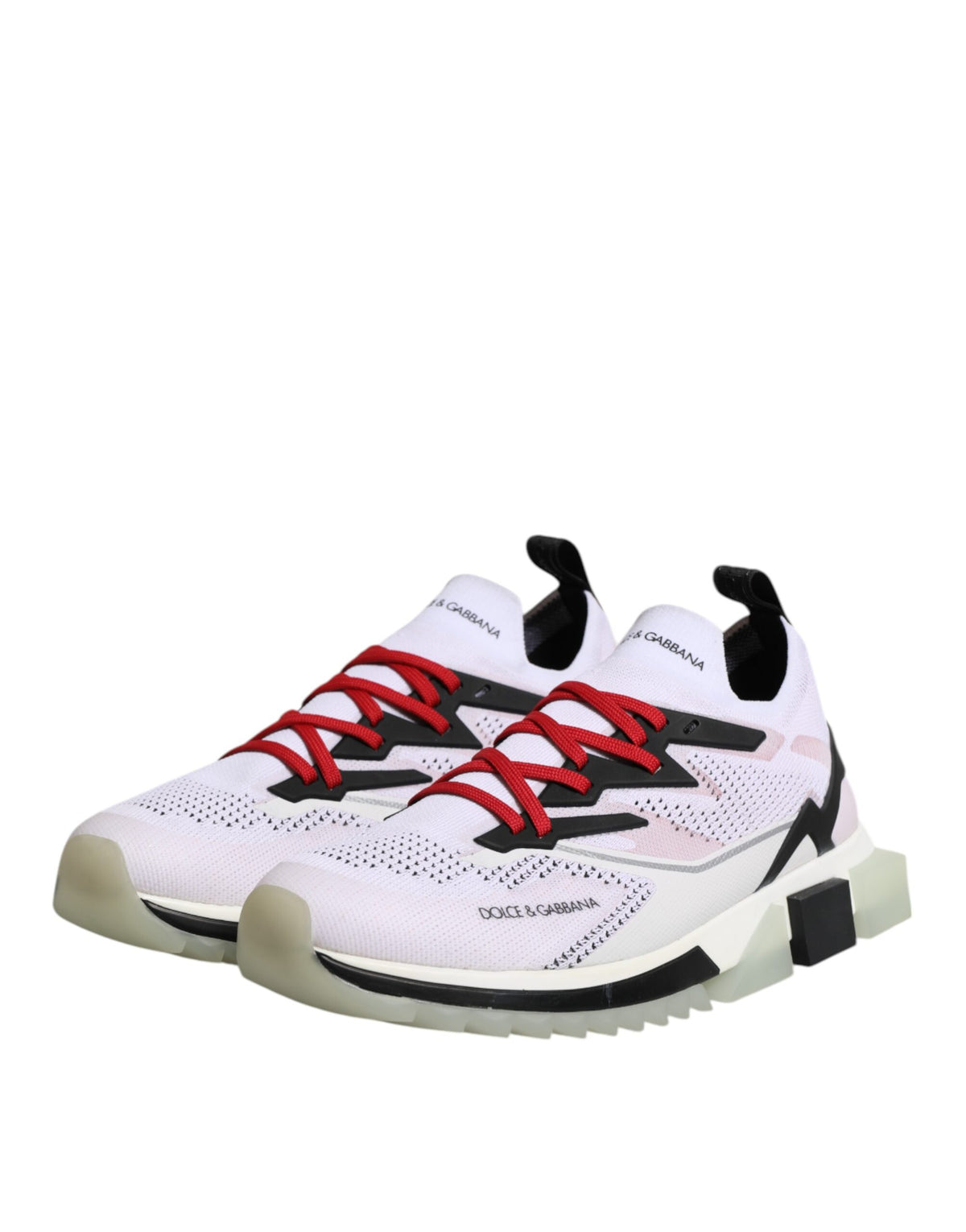 Dolce &amp; Gabbana Weiße SORRENTO Sport Stretch Sneakers Schuhe