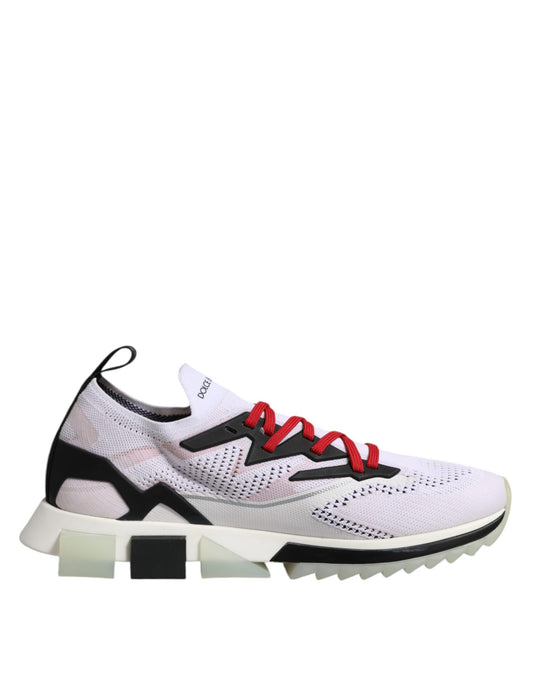 Dolce &amp; Gabbana Weiße SORRENTO Sport Stretch Sneakers Schuhe