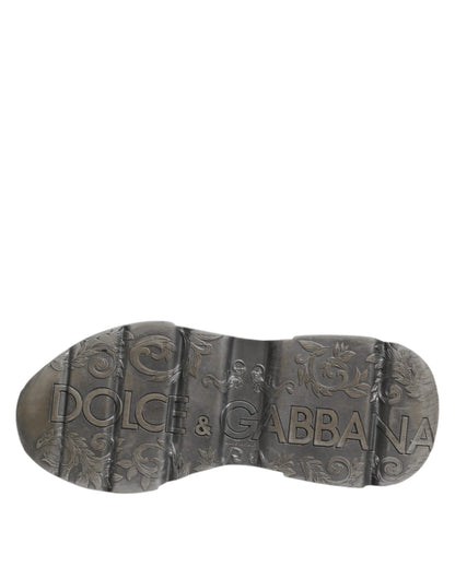 Dolce &amp; Gabbana Weiße Daymaster Leder Low Top Sneakers Schuhe