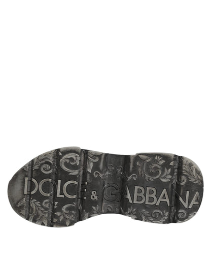 Dolce &amp; Gabbana Weiße Daymaster Leder Low Top Sneakers Schuhe