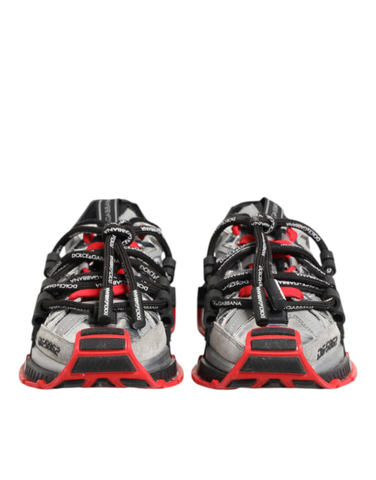 Dolce &amp; Gabbana Mehrfarbige SPACE Low Top Herren Sneakers Schuhe