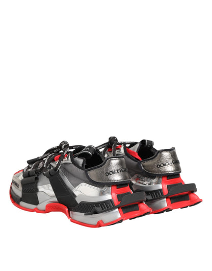 Dolce &amp; Gabbana Mehrfarbige SPACE Low Top Herren Sneakers Schuhe