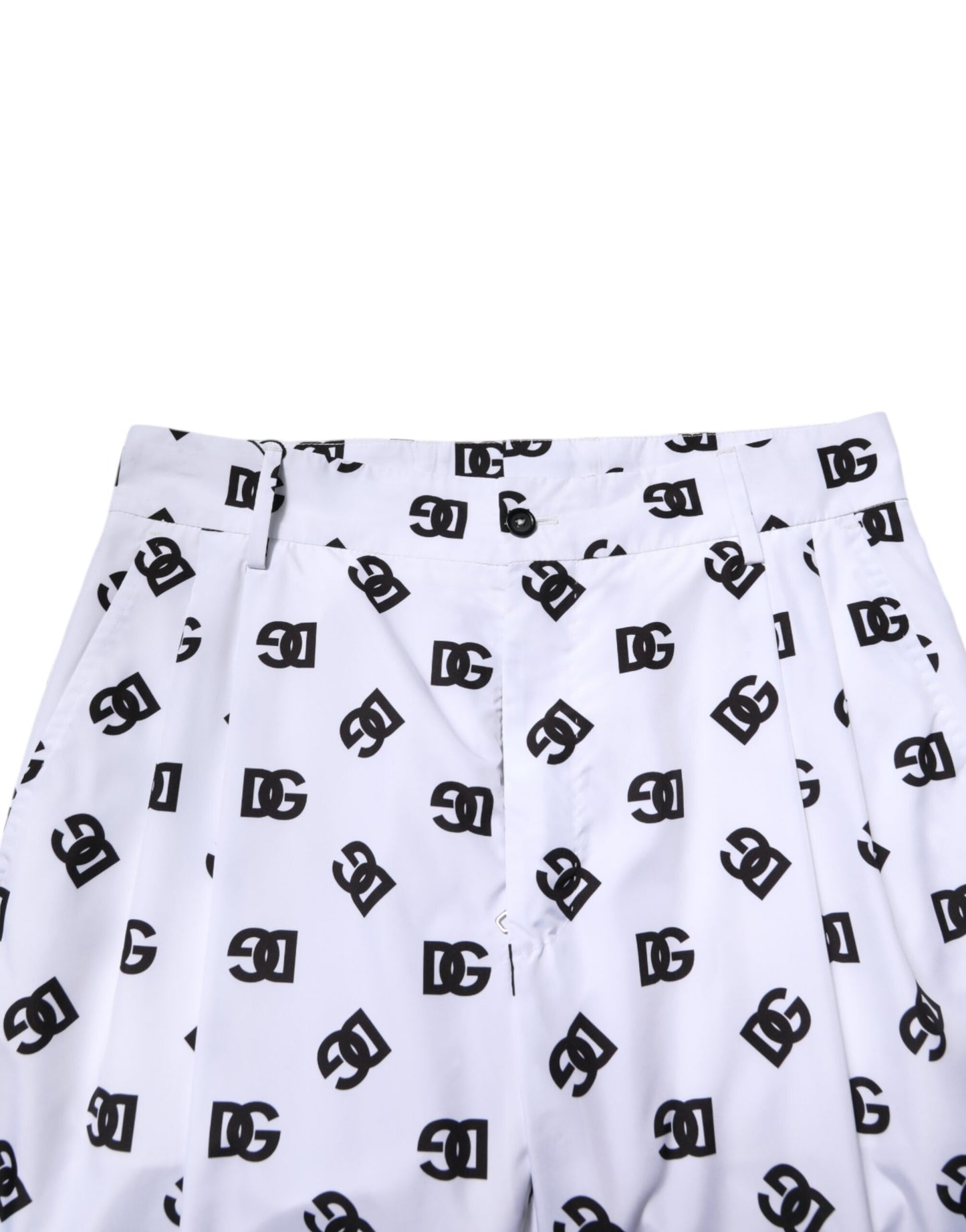 Dolce &amp; Gabbana – Enge Jeanshose aus Baumwolle mit Logo in Weiß