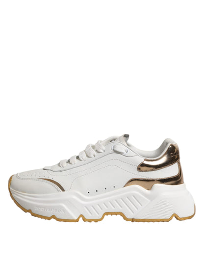 Dolce &amp; Gabbana Daymaster Low Top Sneakers in Weißgold