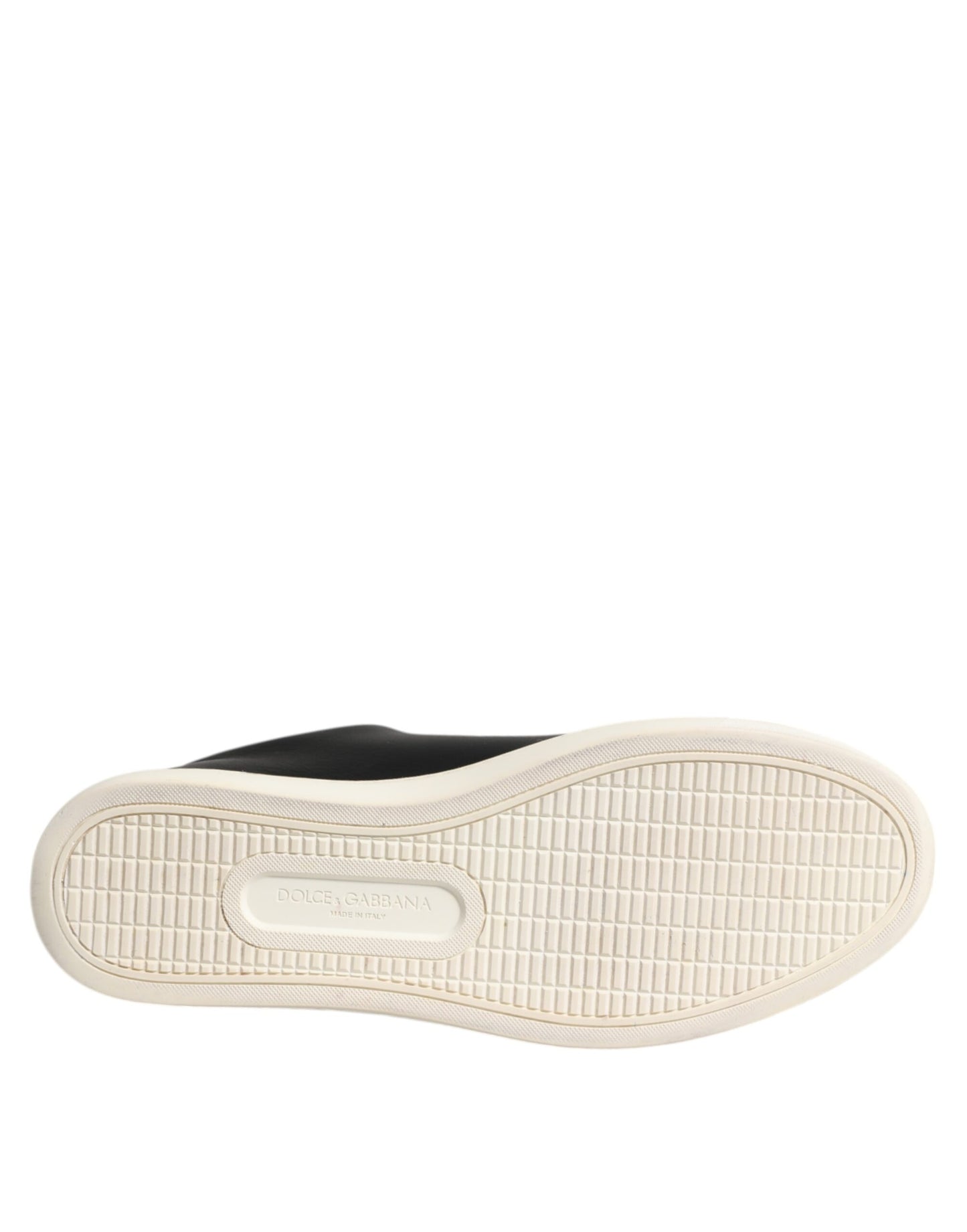 Dolce &amp; Gabbana – Sacred Heart – Sneaker aus schwarzem Leder