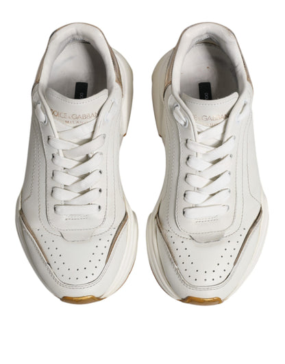 Dolce &amp; Gabbana Daymaster Low Top Sneakers in Weißgold
