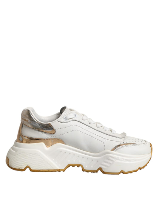 Dolce &amp; Gabbana Daymaster Low Top Sneakers in Weißgold
