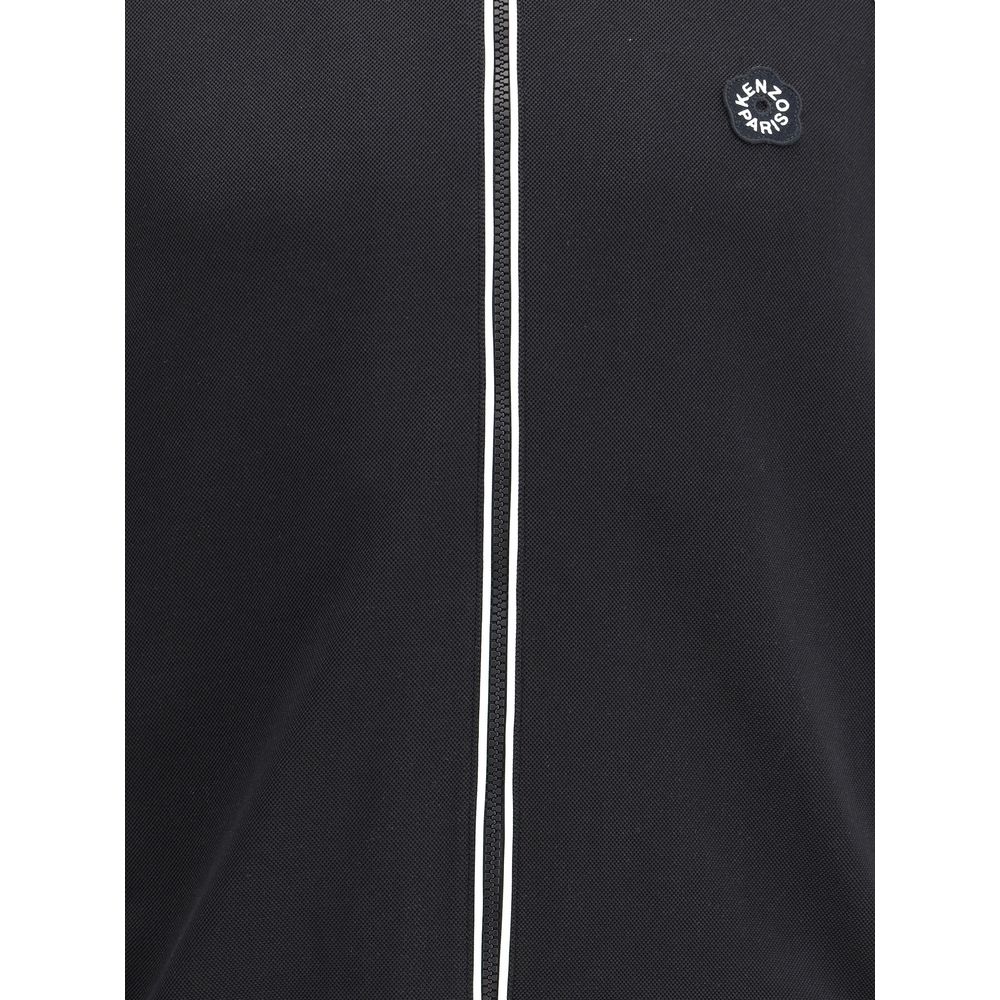 Kenzo Sweatshirt mit Reißverschluss und Blumenmuster „Boke“