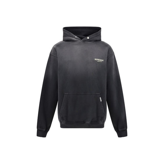 Represent Black Cotton Sweatshirt