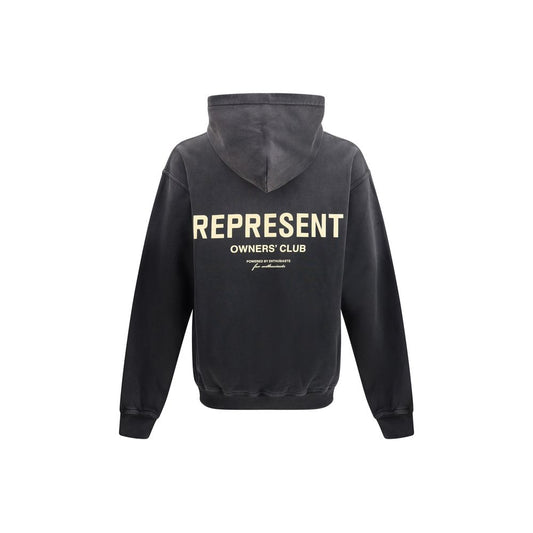 Represent Black Cotton Sweatshirt