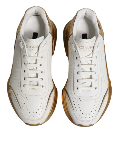 Dolce &amp; Gabbana Daymaster Low Top Sneakers in Weißgold