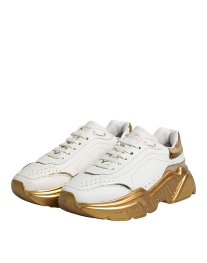 Dolce &amp; Gabbana Daymaster Low Top Sneakers in Weißgold