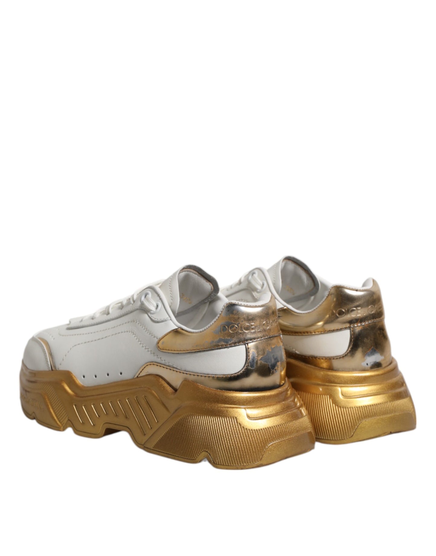 Dolce &amp; Gabbana Daymaster Low Top Sneakers in Weißgold