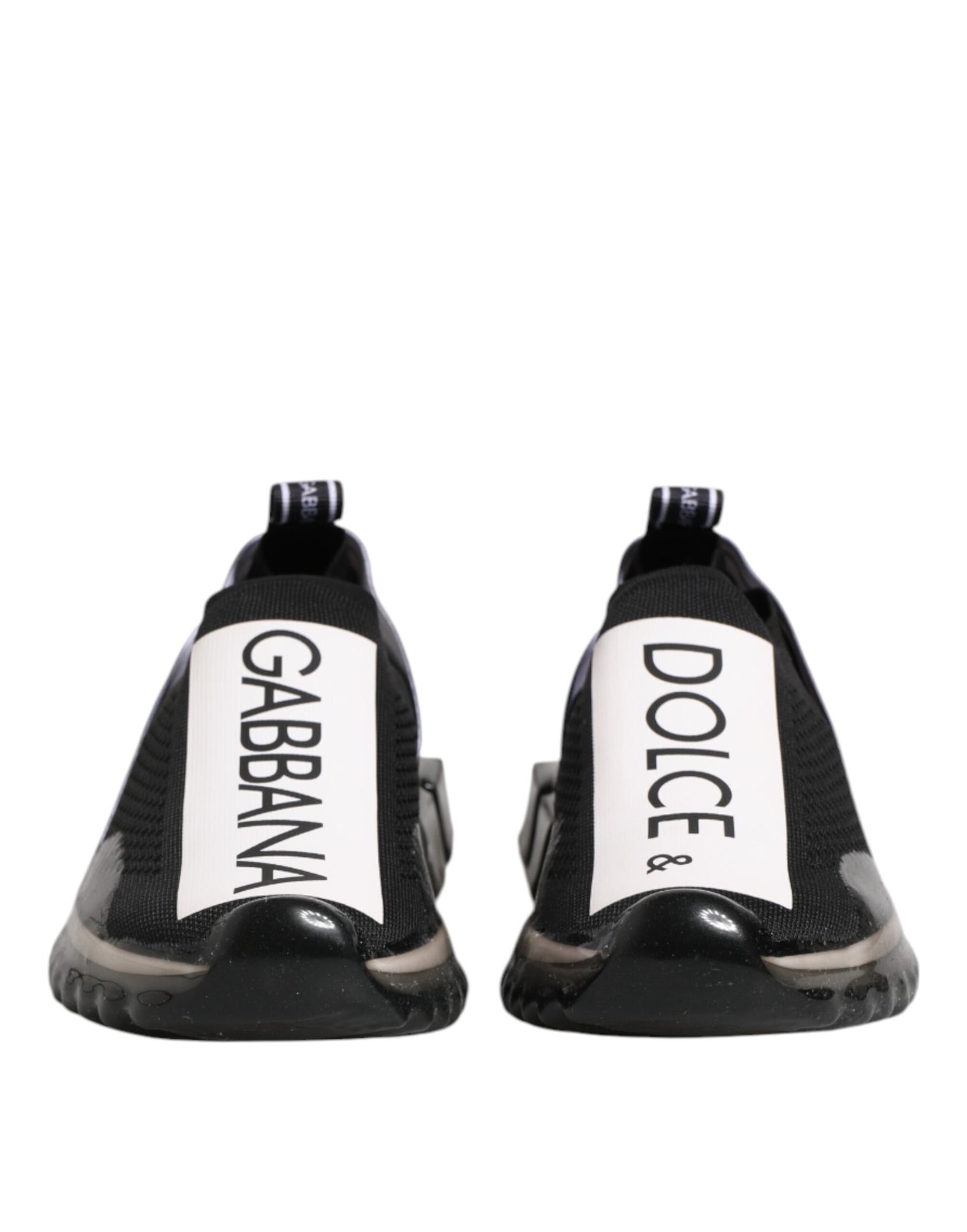 Dolce &amp; Gabbana – Sorrento – Niedrige Slipper-Sneaker in Schwarz