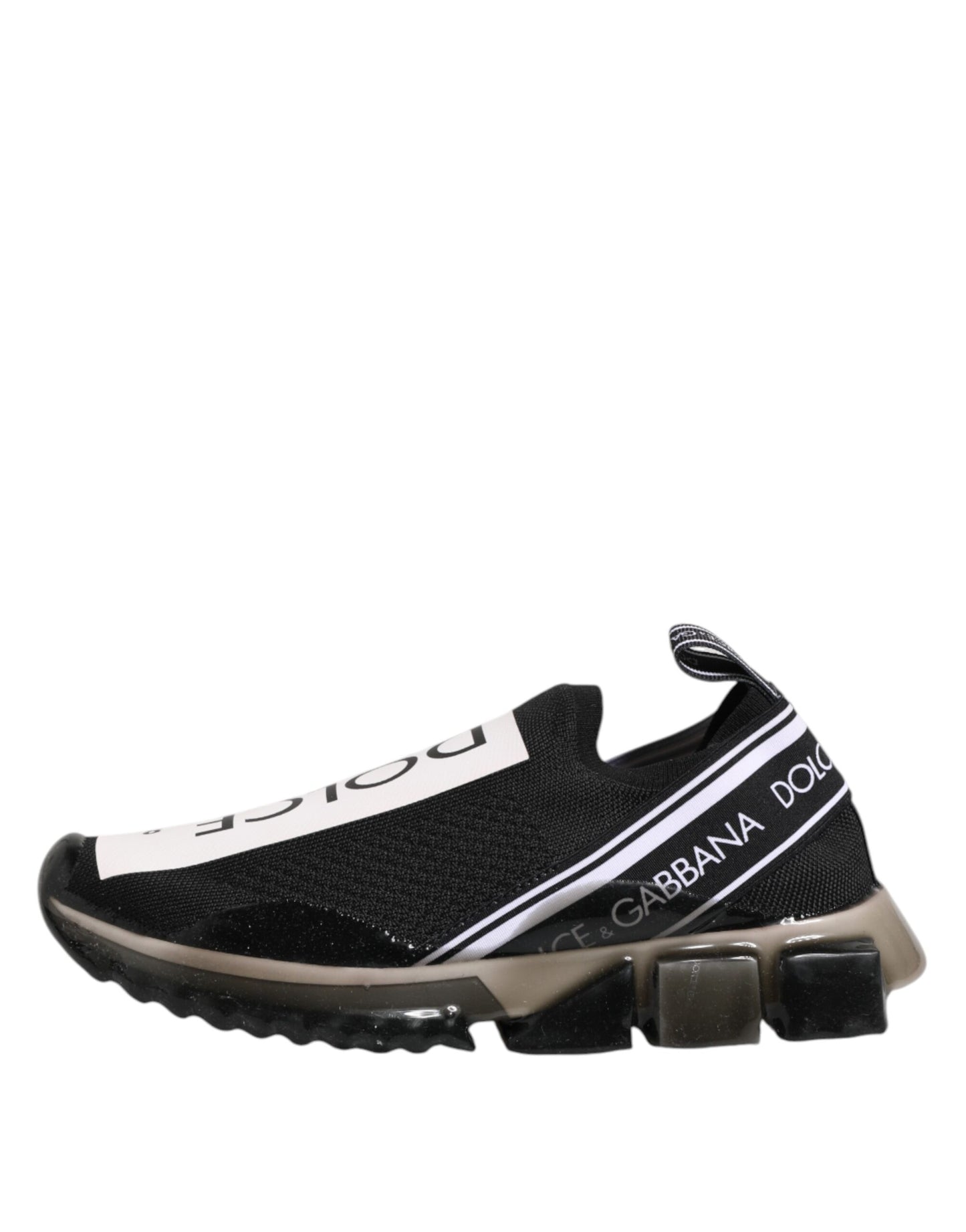 Dolce &amp; Gabbana – Sorrento – Niedrige Slipper-Sneaker in Schwarz