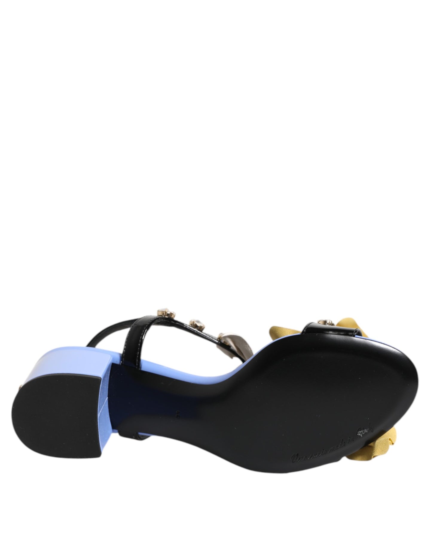 Dolce &amp; Gabbana Mehrfarbige Blumenkristall-Keira-Sandalen