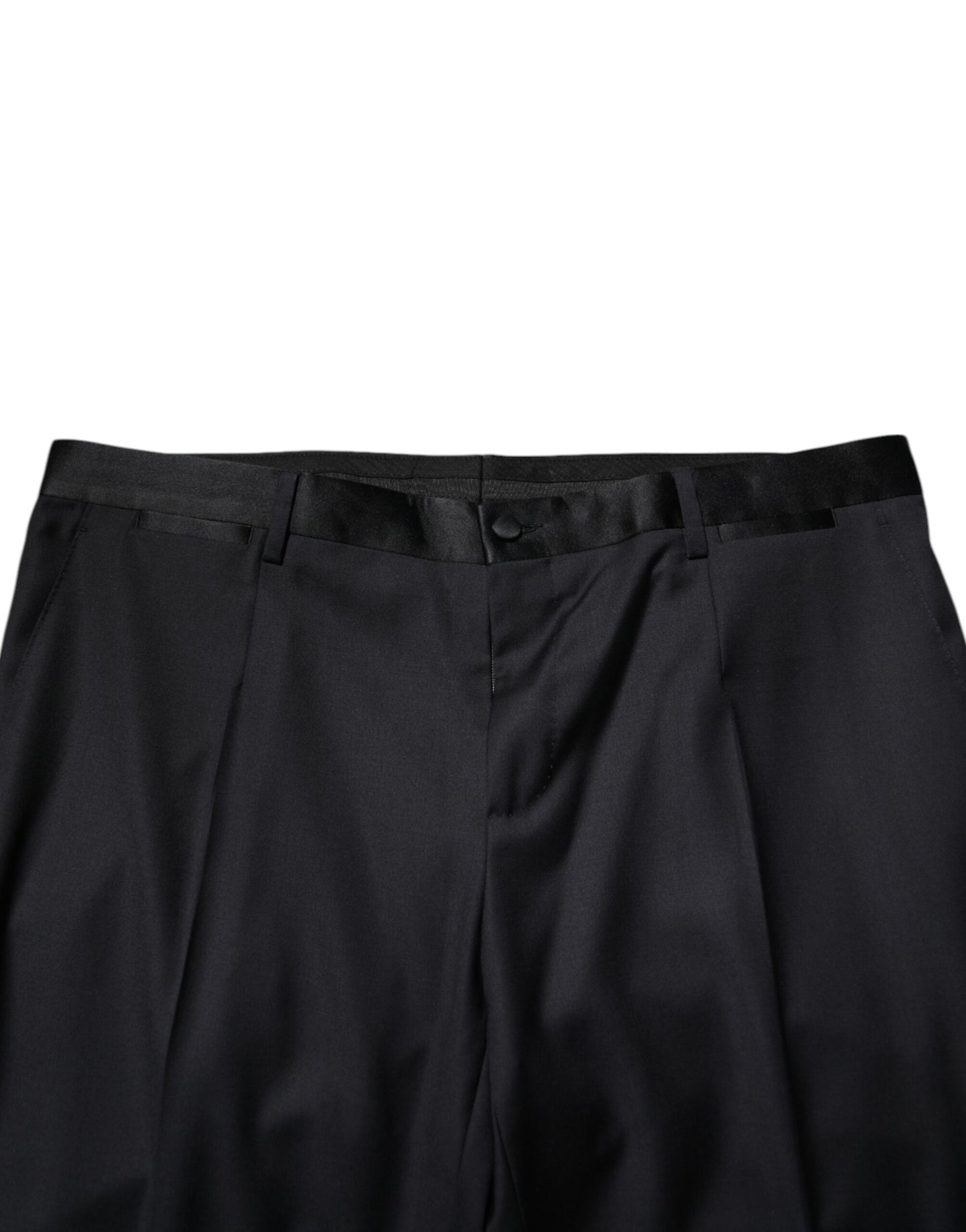 Dolce &amp; Gabbana Schwarze Wollhose für Herren