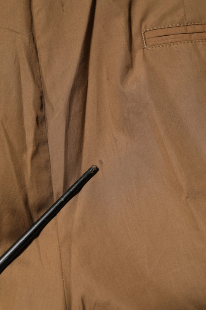 Dolce &amp; Gabbana Braune Chinohose aus Baumwolle mit mittlerer Taille für Herren