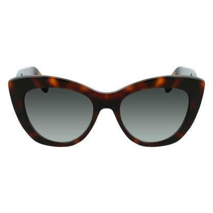 Salvatore Ferragamo – Braune Acetat-Sonnenbrille