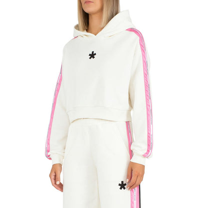 Comme Des Fuckdown Weißer Baumwollpullover für Damen