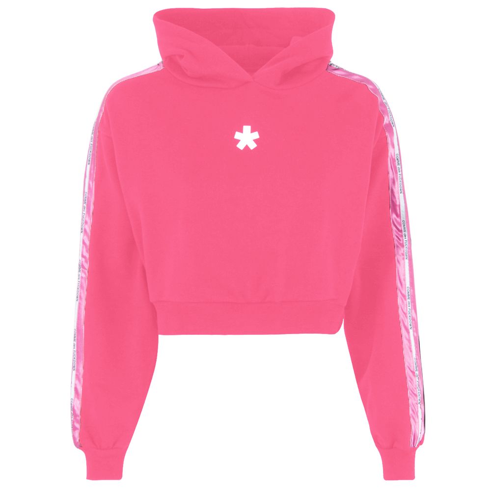 Comme Des Fuckdown Fuchsia Baumwollpullover für Damen