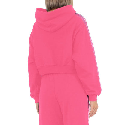 Comme Des Fuckdown Fuchsia Baumwollpullover für Damen