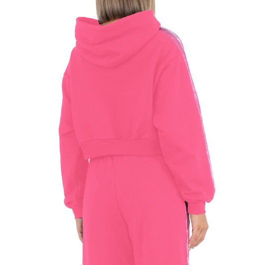 Comme Des Fuckdown Fuchsia Baumwollpullover für Damen