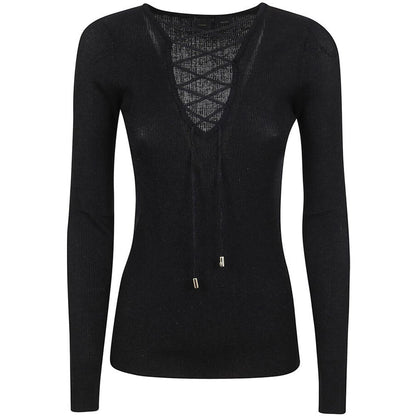 PINKO Black Viscose Sweater
