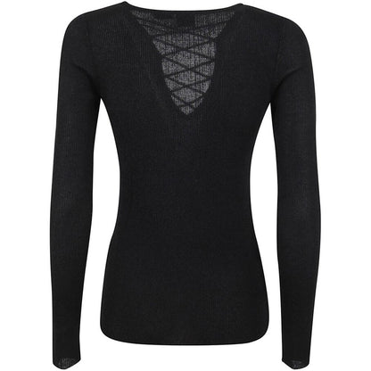 PINKO Black Viscose Sweater