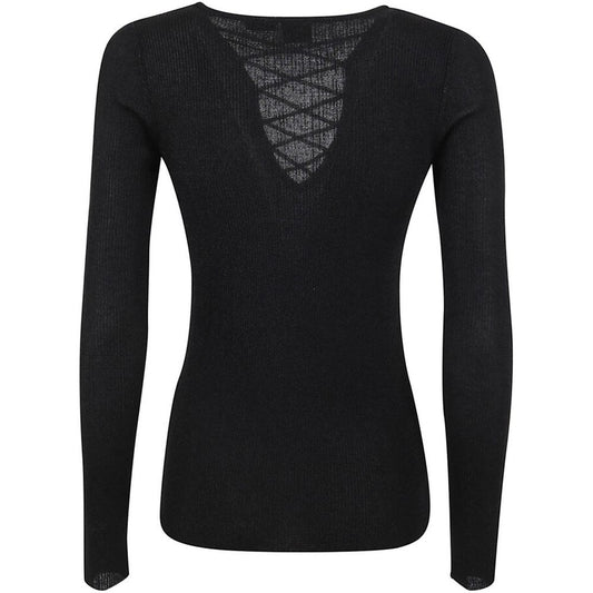 PINKO Black Viscose Sweater