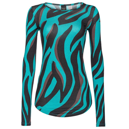 PINKO Green Viscose Sweater