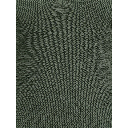 Hunza G Green Polyamide One-Piece Swimsuit