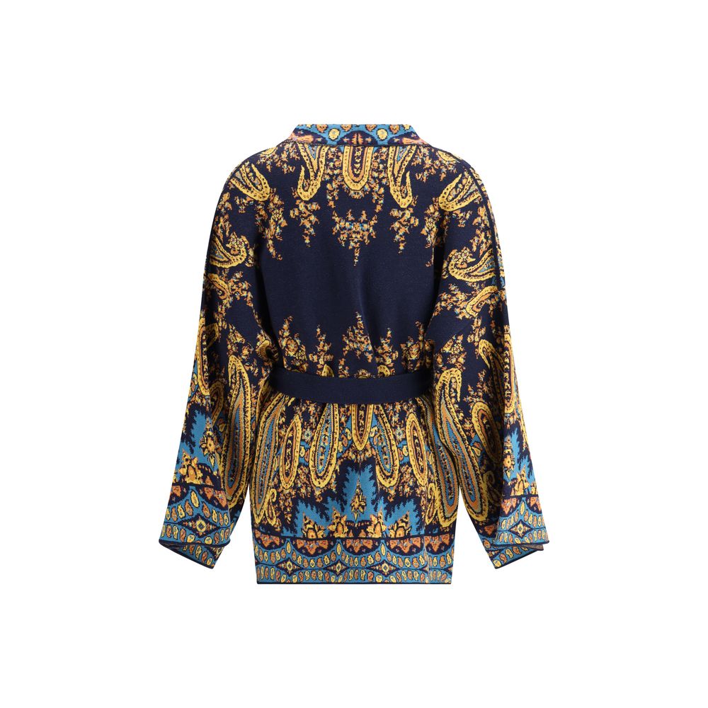 Etro Mehrfarbige Strickjacke