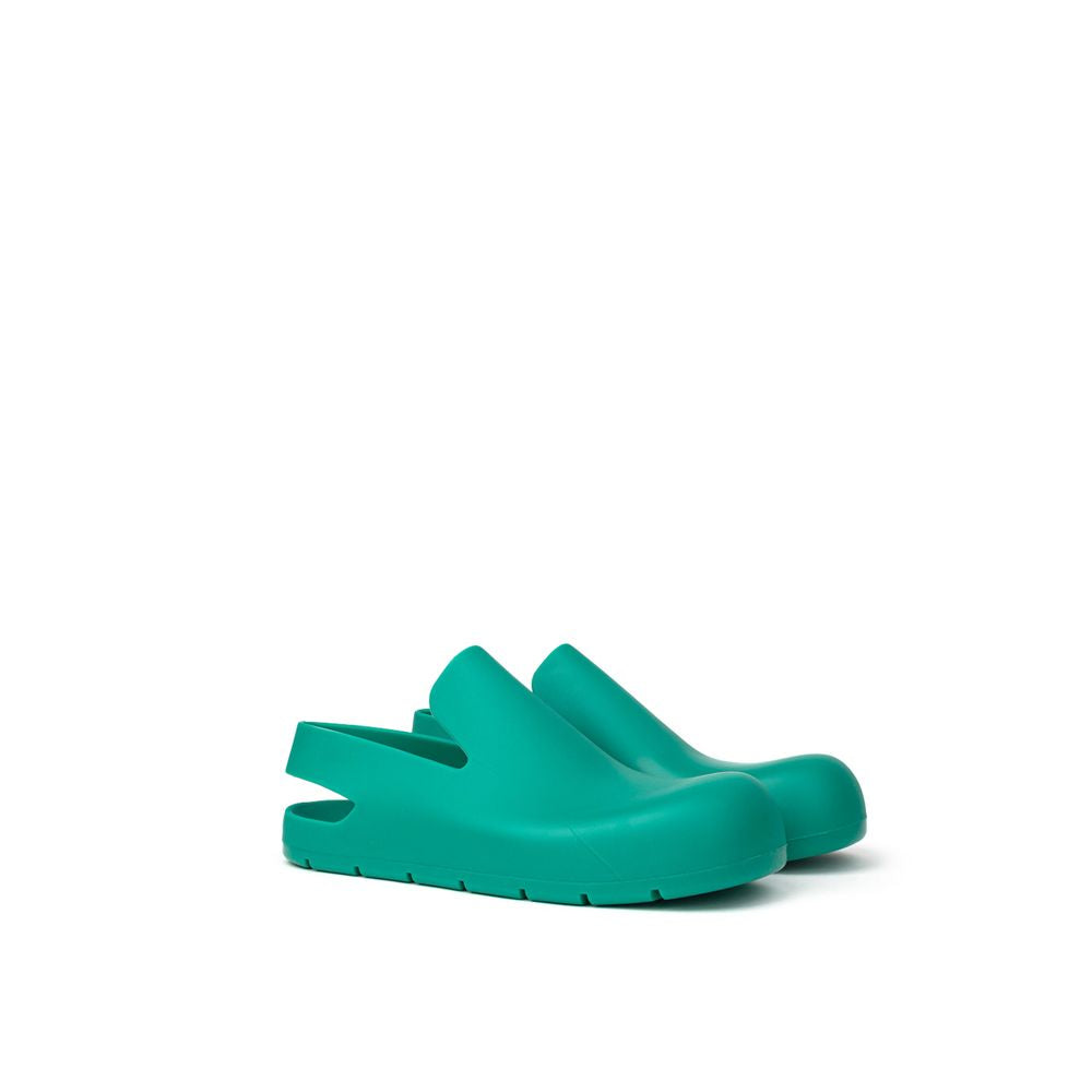 Bottega Veneta Grüne Baumwoll-Hausschuhe