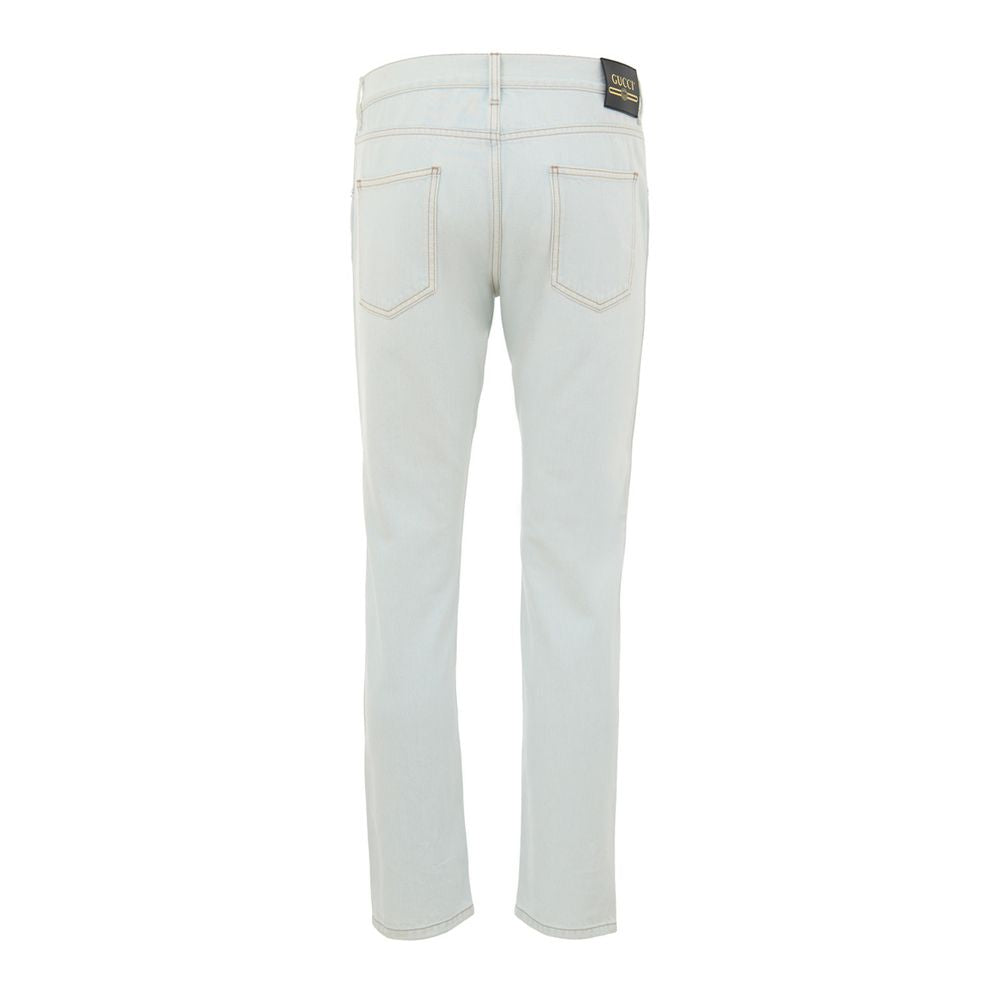 Gucci Blaue Baumwolljeans