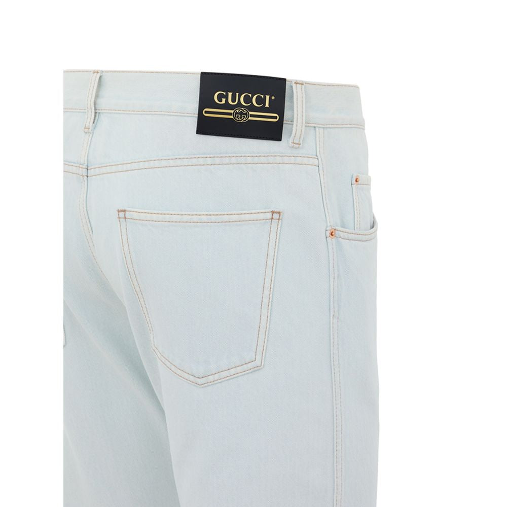 Gucci Blaue Baumwolljeans
